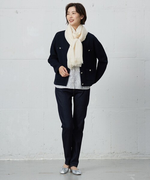 パンツ 「洗える」BASIC STRETCH DENIM スキニー パンツ レディースの画像