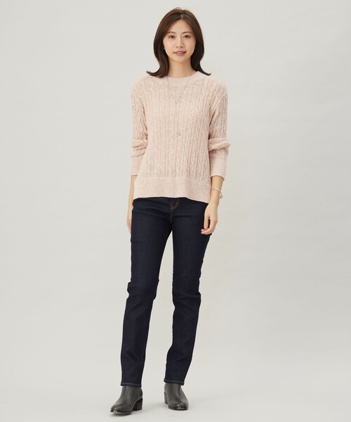 パンツ 「洗える」BASIC STRETCH DENIM スキニー パンツ レディースの画像