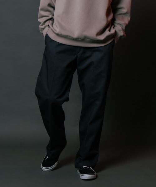 チノパン 「DICKIES/ディッキーズ」TCツイルワイドストレートパンツ メンズ レディース_11