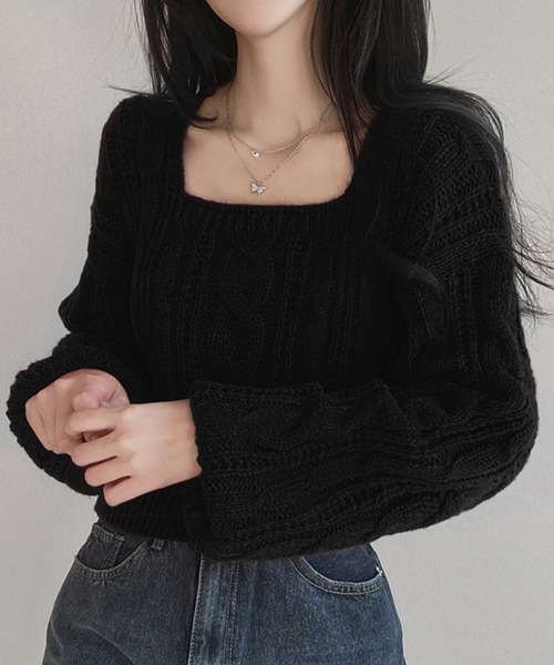 Girly Doll（ガーリードール） ニット セーター ボリュームスリーブ