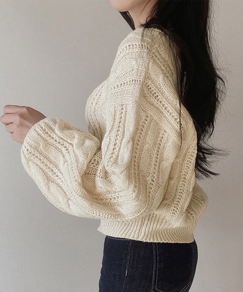 Girly Doll（ガーリードール） ニット セーター ボリュームスリーブ