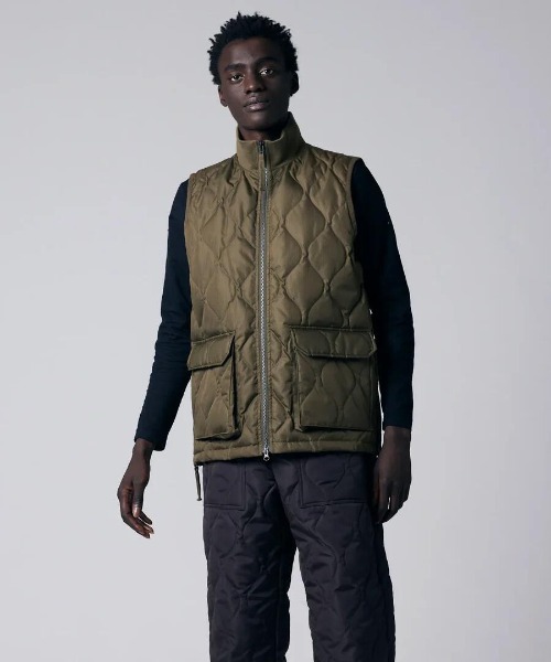 TAION（タイオン） ダウンベスト ベスト MILITARY LIB HI NECK DOWN