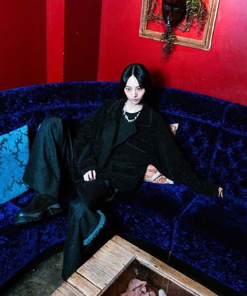 TASTE by Knit ブルゾン アウター 「TASTE by Knit」Layered knit 