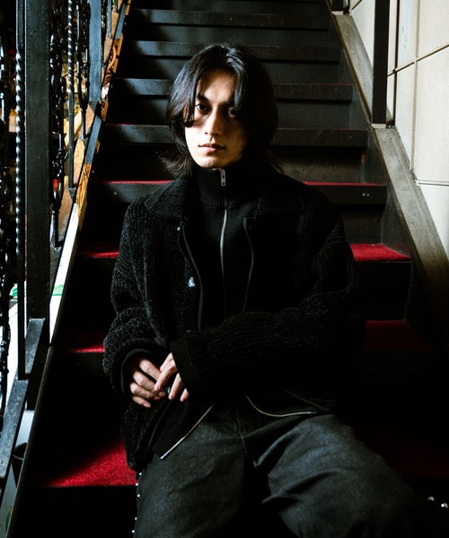 TASTE by Knit ブルゾン アウター 「TASTE by Knit」Layered knit
