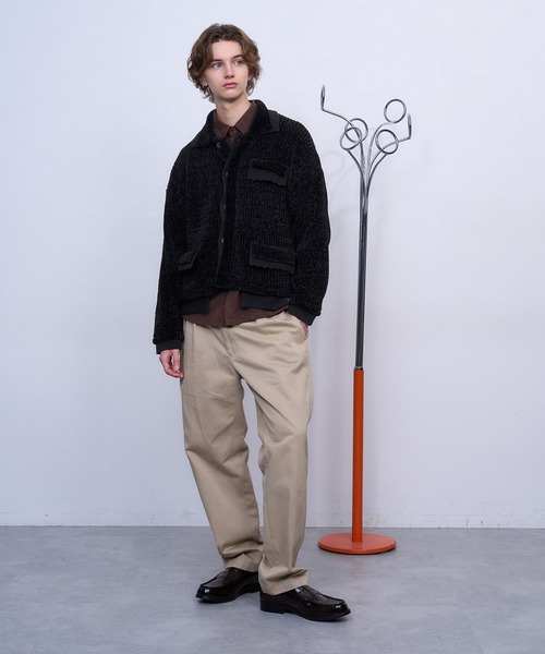 TASTE by Knit ブルゾン アウター 「TASTE by Knit」Layered knit