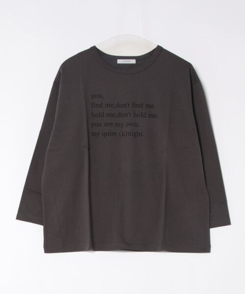 tシャツ LONG SLEEVE TEE レディース