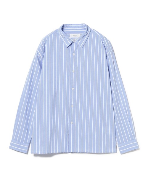 B：MING by BEAMS シャツ コットン ストライプ メンズ