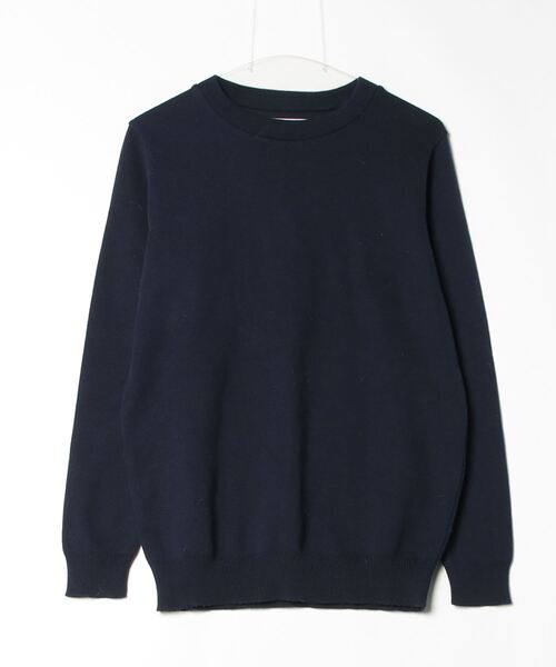 STUDIOUS 「STUDIOUS」 長袖ニット 1 ネイビー メンズ : ZOZOTOWN 
