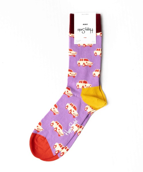 Happy Socks 靴下 HAPPY SOCKSCARデザインソックス メンズ レディース