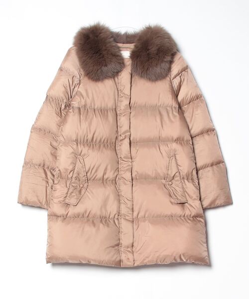 NANO universe（ナノ・ユニバース） ダウンコート S ブラウン