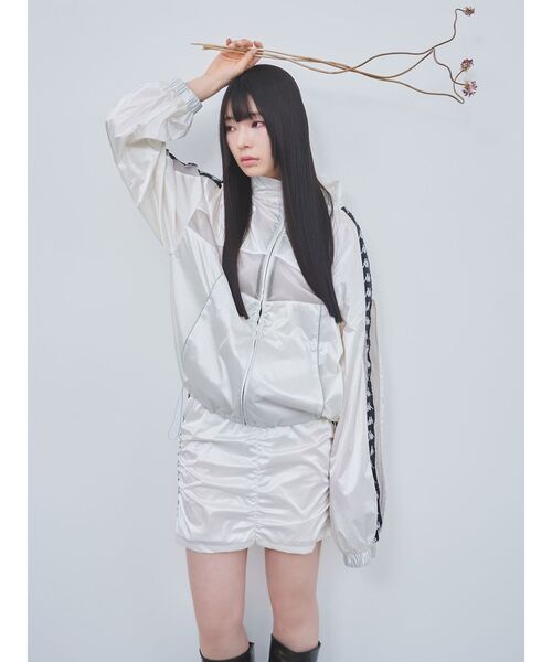 Kappa スカート 「Kappa」「SET UP対応」シャーリングナイロン