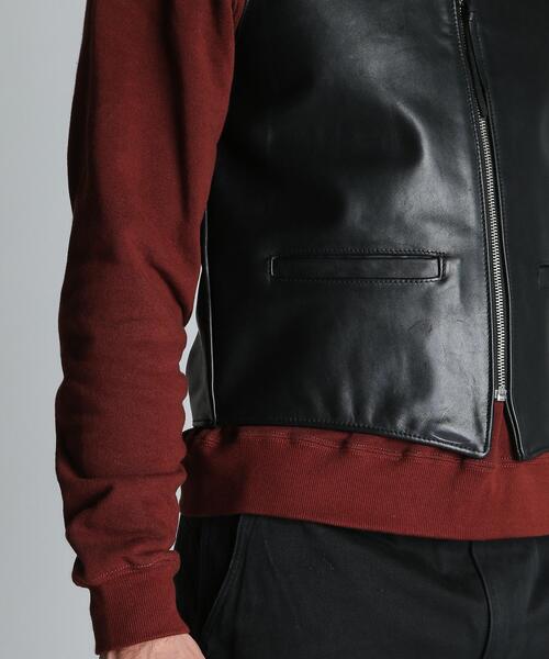 Schott N.Y.C（ショット） ベスト ジレ Schott/ショット/193V LEATHER