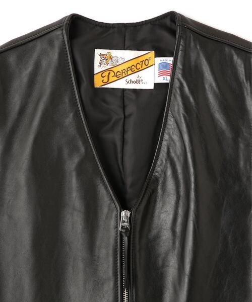 Schott N.Y.C（ショット） ベスト ジレ Schott/ショット/193V LEATHER
