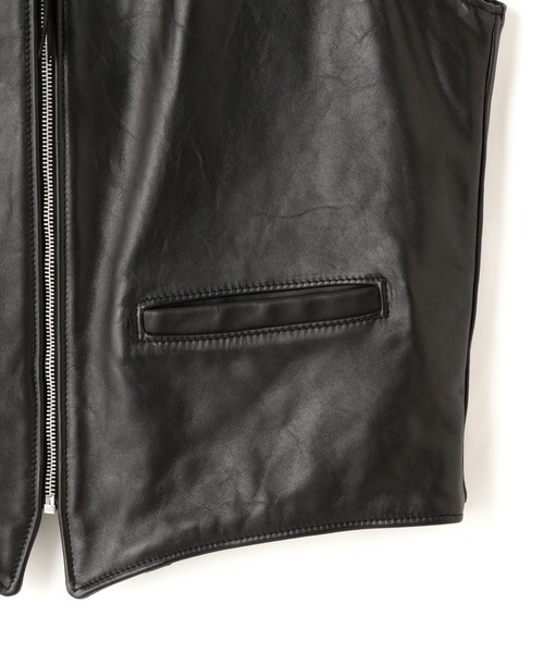 Schott 黒 ブラック　レザーベスト M 楽天市場】80's USA製 希少サイズ S 人気 黒 □ Schott ショット