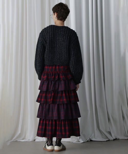 ROSE BUD（ローズバッド） カーディガン LOW GAUGE KNIT CARDIGAN