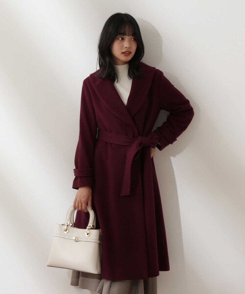 「PROPORTION BODY DRESSING」 コート SMALL パープル レディース_画像5