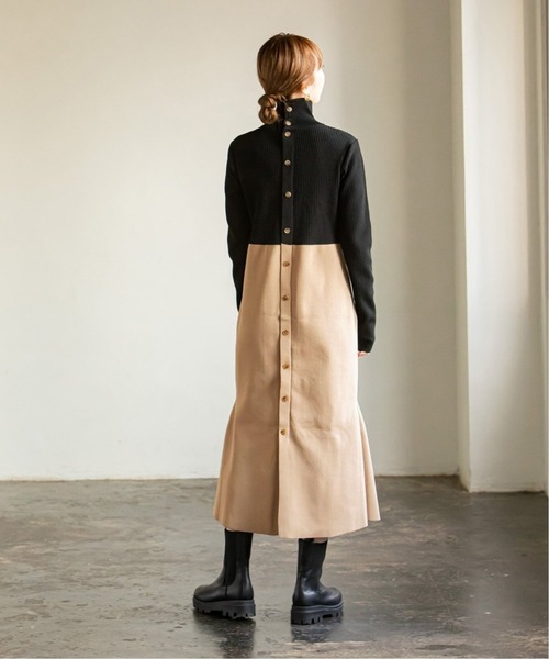 今季22,000円の人気商品、ほぼ未使用 ノーブル ブラック ニットワンピース NOBLE（ノーブル） ニットワンピース FREE ブラック レディース