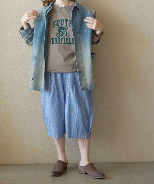 25SS journal standard luxe タイプクロス ハーフパンツ JOURNAL STANDARD LUXE（ジャーナルスタンダード ラックス） ハーフ