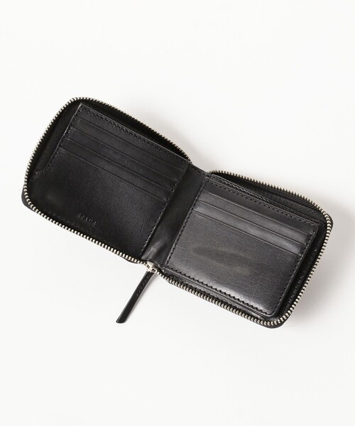 BEAMS（ビームス） 二つ折り 二つ折り財布 財布 ジップ レザー