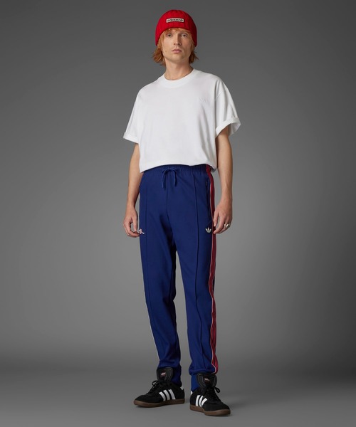 adidas originals メンズ デニムスウェットトラックパンツ L adidas ジーンズ adidasアディカラー ルーズ トラックパンツ