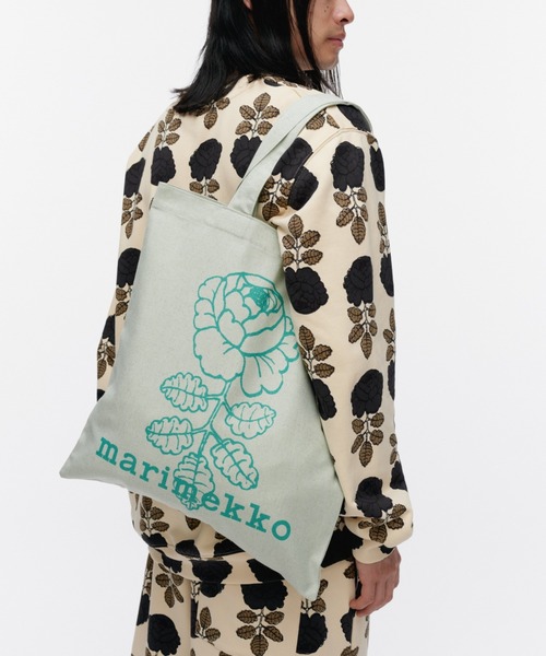 marimekko トートバッグ 「kioski」Vankka Vihkiruusu / tote