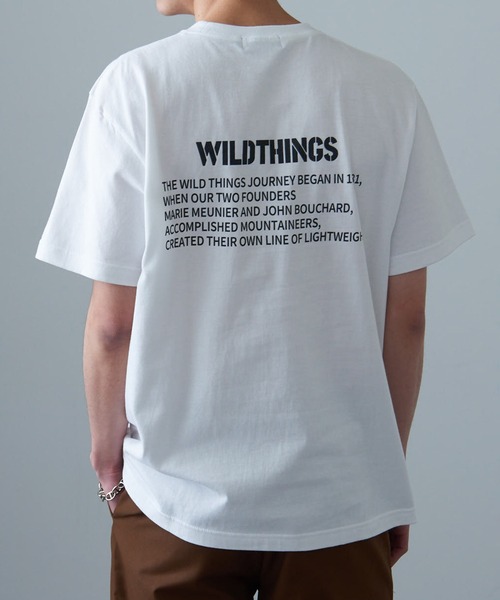 WILD THINGS（ワイルドシングス） tシャツ 「WILD THINGS」「別注