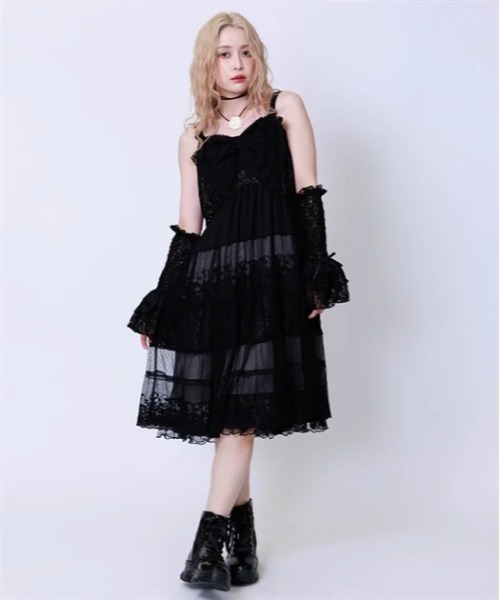 axes femme チュニック ティアードチュニックワンピース
