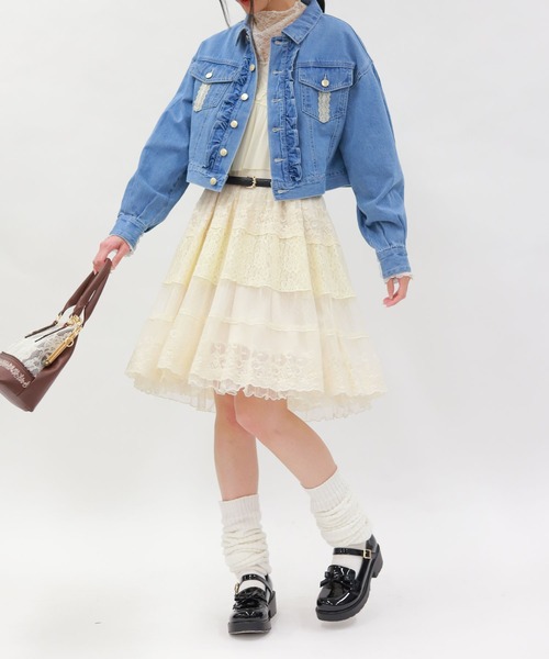 axes femme チュニック スカート W編み上げニットチュニック | axes femme -outlet- | axes femme