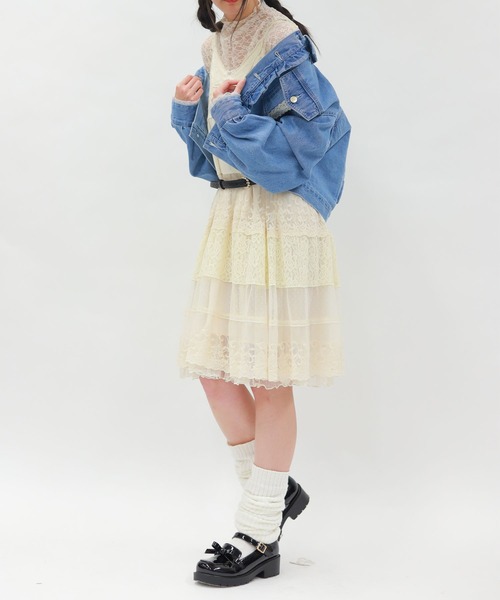 アドニシスチュニックワンピース 大きいサイズ 【BARNDOORコラボ】ワイドチュニックワンピース