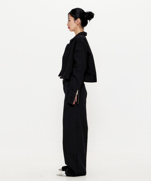 BEEDEN デニムジャケット gジャン BLACK TWILL JAKET レディース