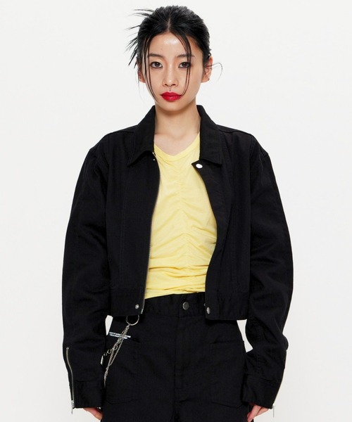 BEEDEN デニムジャケット gジャン BLACK TWILL JAKET レディース