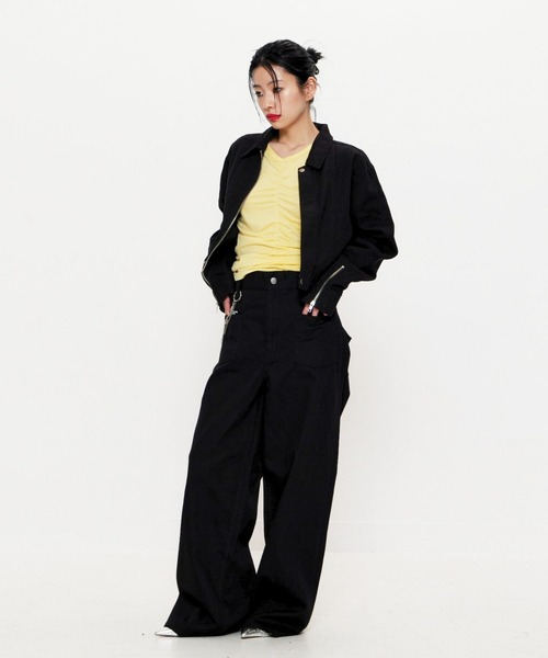 BEEDEN デニムジャケット gジャン BLACK TWILL JAKET レディース