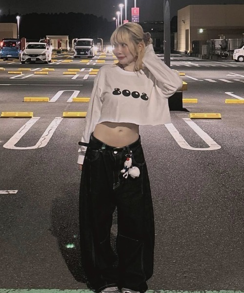 JilLA tシャツ 8008Number Long Sleeve T-shirt / 8008ナンバーロゴ