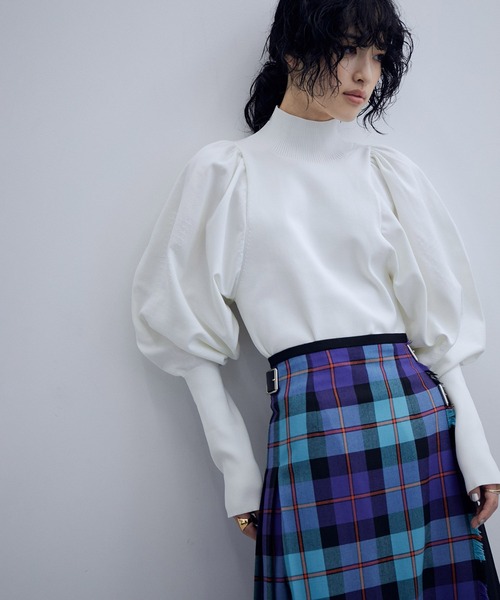 「ADAM ET ROPE'」 長袖ニット FREE ホワイト レディース