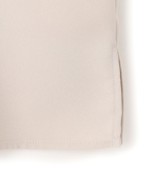 ICB ブラウス シャツ FluidBackSatin シアーコンビブラウス