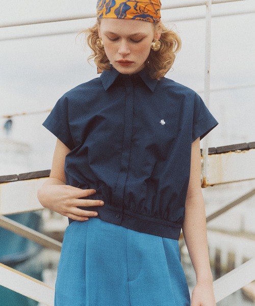 POLO（RALPH LAUREN） - POLO×VISコラボブラウス POLO BCS ブラウス シャツ 「POLO BCS」VIS別注フレンチスリーブ