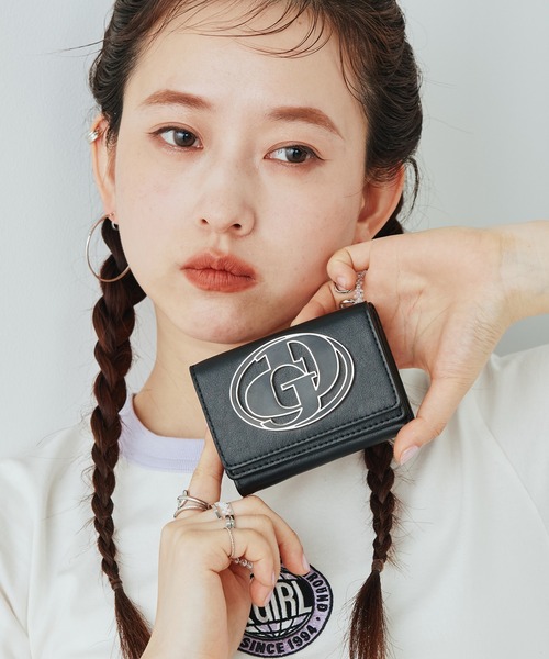 GYDA（ジェイダ） ミニ 財布 「WEB限定商品」メタルプレートチェーン