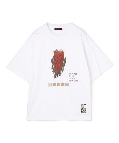 CABaN 「CABaN」 半袖Tシャツ M ホワイト メンズ : ZOZOTOWN