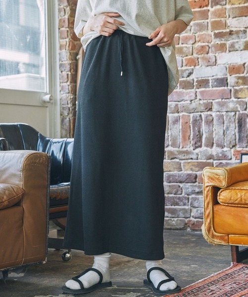 スカート カットリブ Iライン ロングスカート : ZOZOTOWN Yahoo!店
