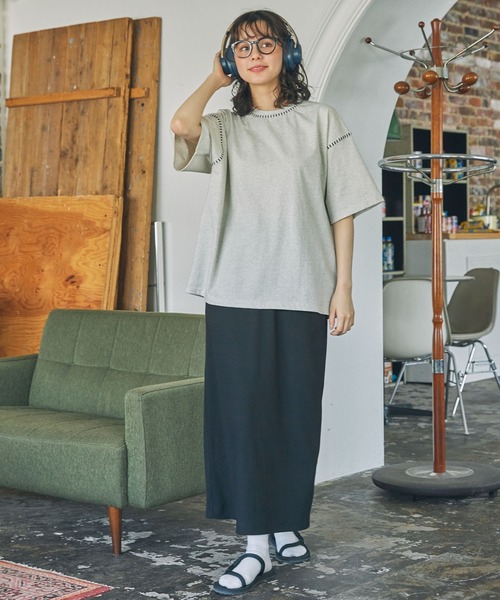 スカート カットリブ Iライン ロングスカート : ZOZOTOWN Yahoo!店
