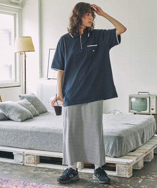 スカート カットリブ Iライン ロングスカート : ZOZOTOWN Yahoo!店