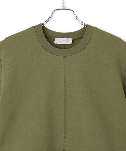 ADAM ET ROPE' tシャツ ペプラムスウェット レディース