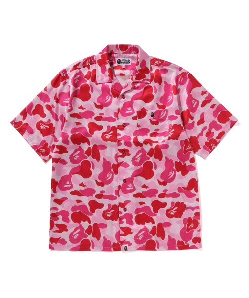 シャツ ABC CAMO OPEN COLLAR SS SHIRTS メンズの画像