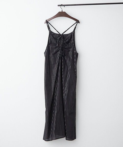 MES DEMOISELLES... キャミワンピース インド綿 Remind me and forever ワンピース 「インド綿100%」ラメ