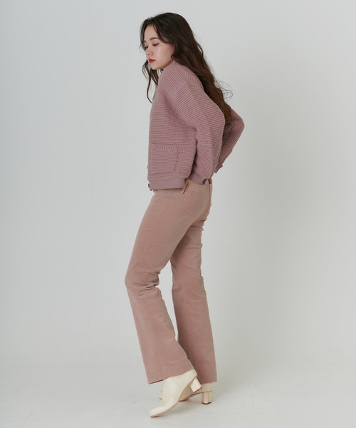 「TINA：JOJUN」 コーデュロイパンツ S オレンジ レディース_画像7