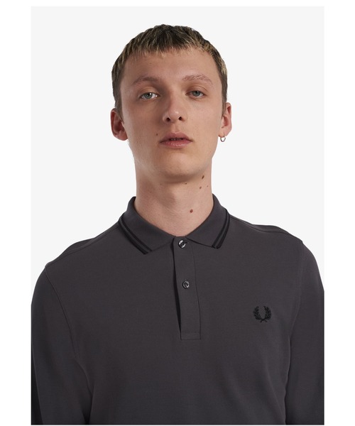 FRED PERRY ブラック ポロシャツ L FRED PERRY ポロシャツ 「FRED for JOURNAL STANDARD」別注
