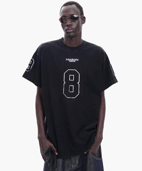 MASONPRINCE tシャツ オーバーサイズ ヴィンテージ フェード加工