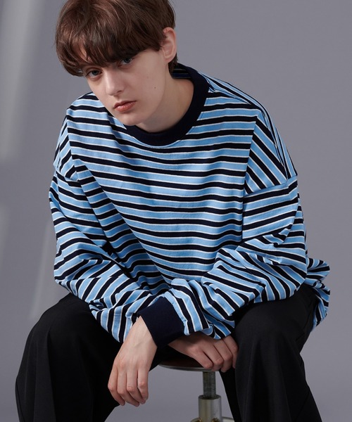 「ONCILY」 長袖Tシャツ MEDIUM グリーン メンズ
