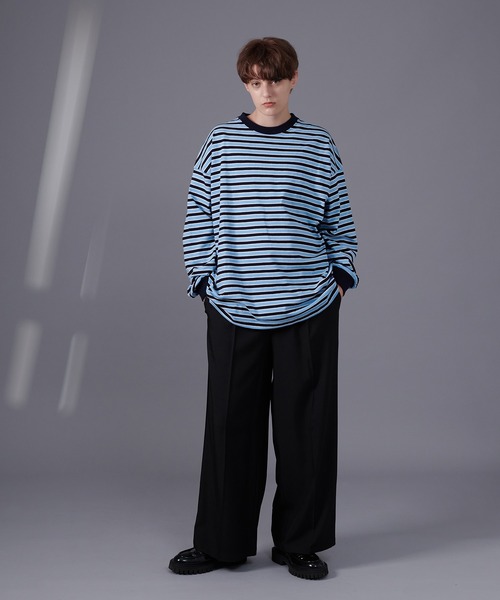 「ONCILY」 長袖Tシャツ MEDIUM グリーン メンズ