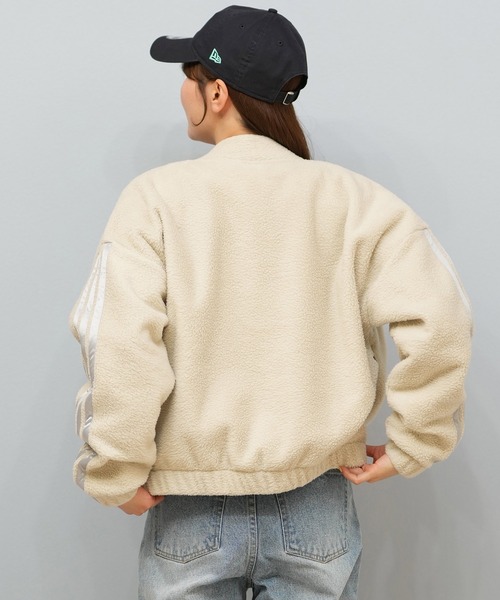 adidas（アディダス） コート アウター ボアショートジャケット/スリー